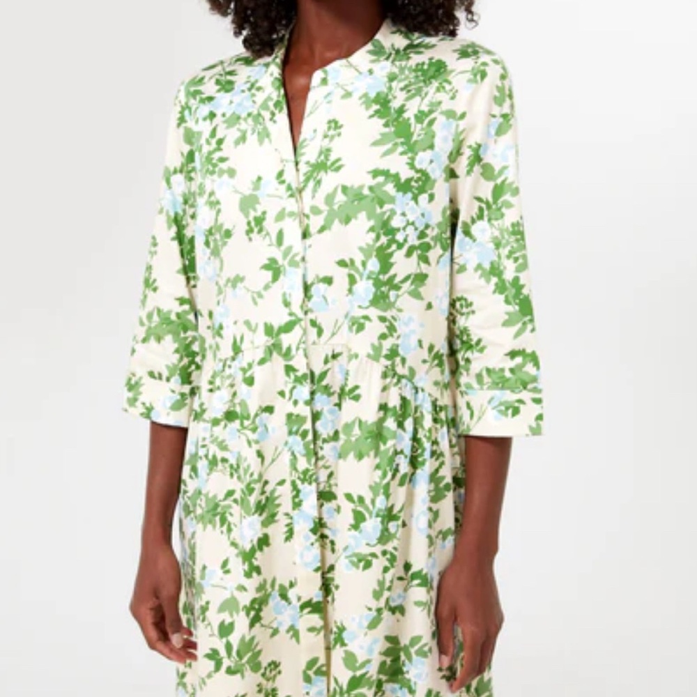 Tuckernuck English Ivy Royal Shirtdress